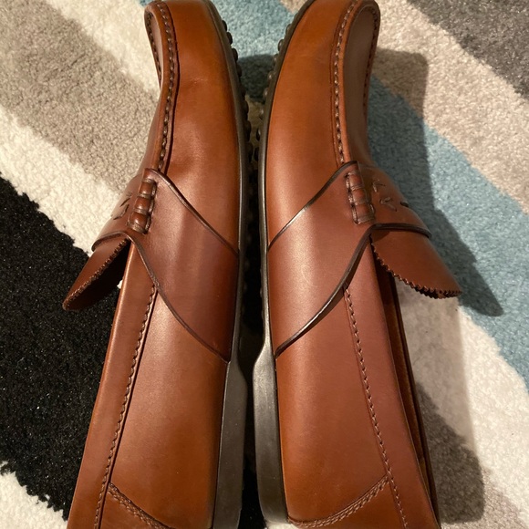 New LV Mens Contest Car Leather Loafers 8.5 FA0162 - Picture 3 of 8